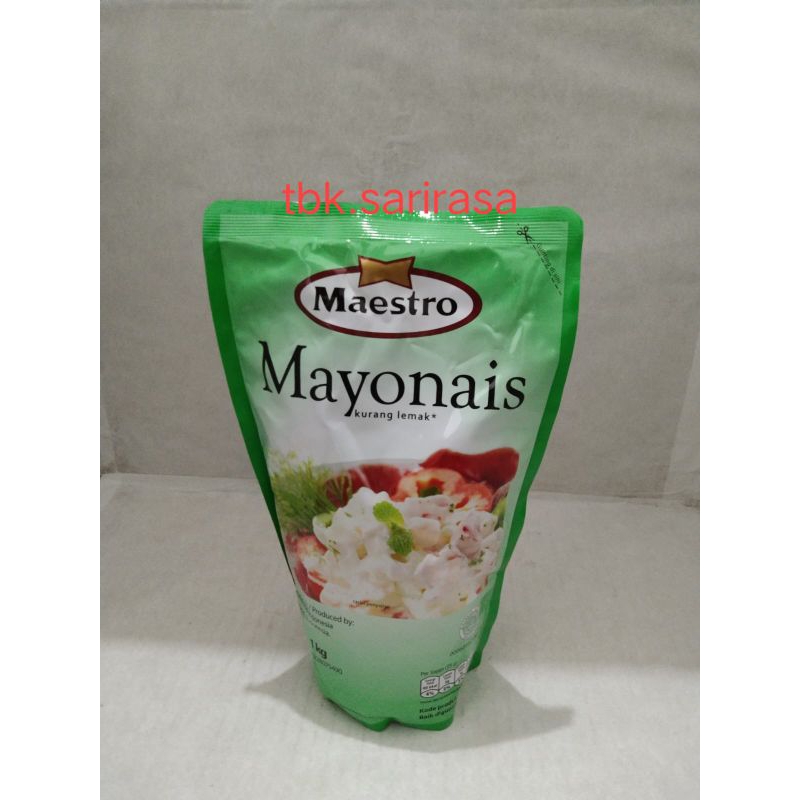 

Maestro Mayonais 1kg Mayonaise Original 1000 gram