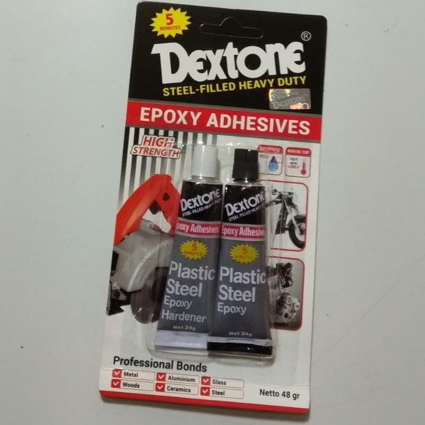 Lem Besi Epoxy Campur Dextone 5 Menit 48gr