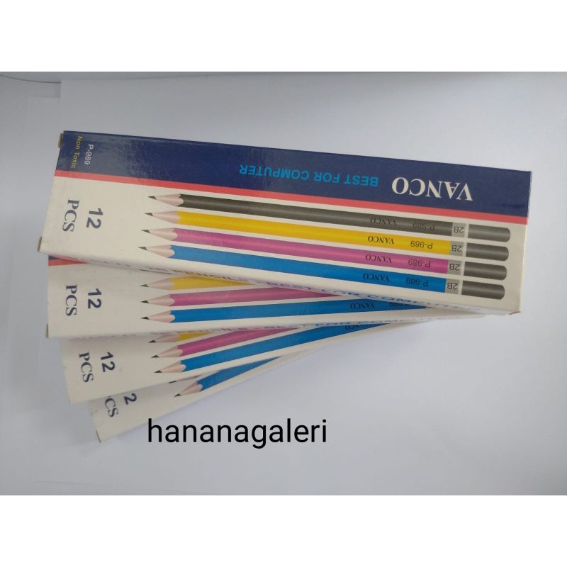 

Pensil 2B VANCO for computer (1 pak isi 12 pcs)