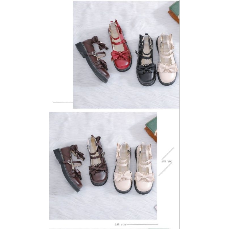 [MikanHiro Store] Fairy style lolita lolita shoes lo Japanese loli performance jk small leather shoes tea meeting shoes uniform single shoes