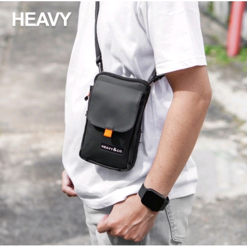 TAS HANGING WALLET PRIA HEAVY TAS POUCH PRIA WATERPROOF TAS GANTUNG LEHER PRIA WANITA