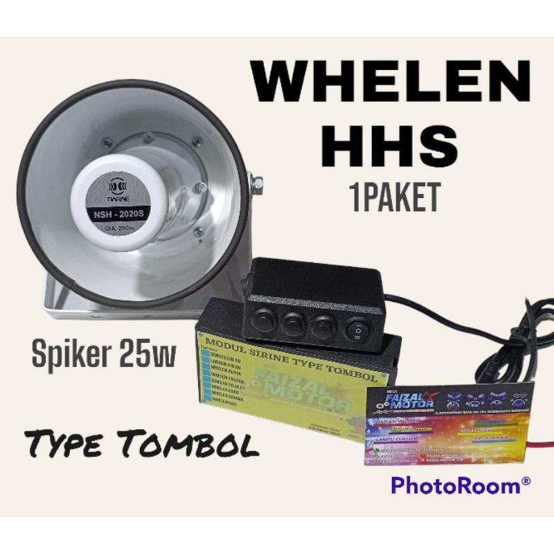 SIRINE PATWAL MODUL SIRINE WHELEN HHS SATU PAKET +SPIKER