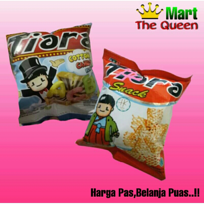 

TIARA snack/cotton candy renceng 10 pcs