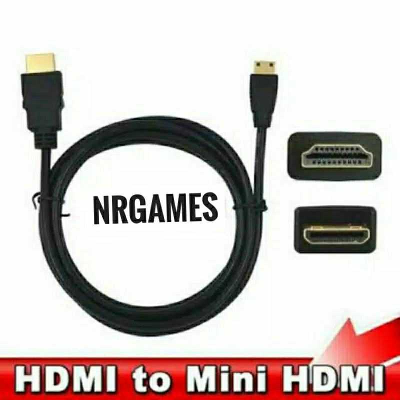 KABEL MINI HDMI TO HDMI 1,5M / KABEL HDMI MINI TO HDMI / KABEL HDMI TO MINI HDMI