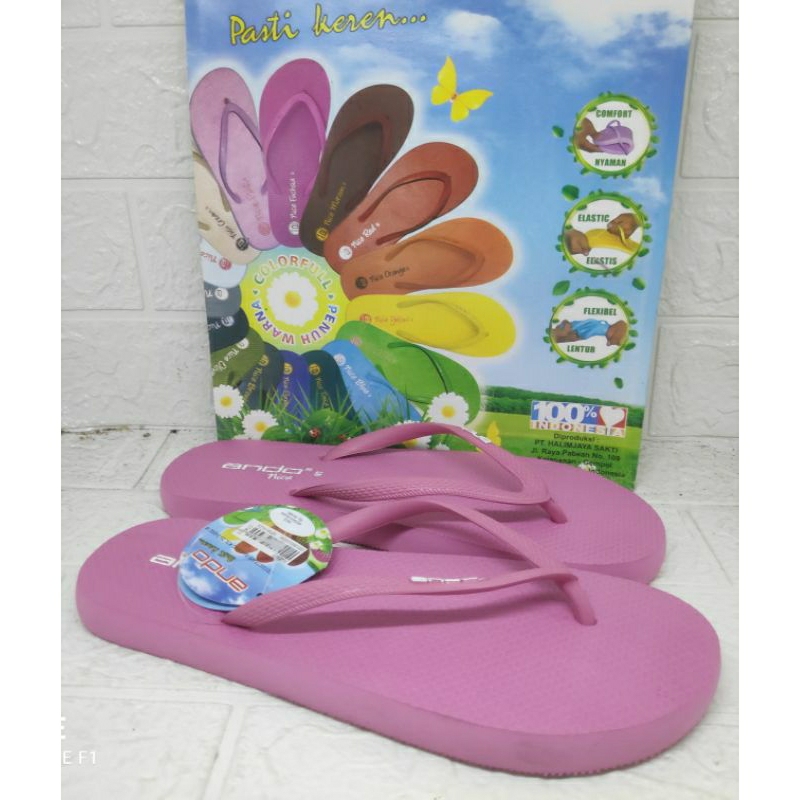 SANDAL ANDO NICE 36-40 flip plop buat remaja cewek Rp 50900