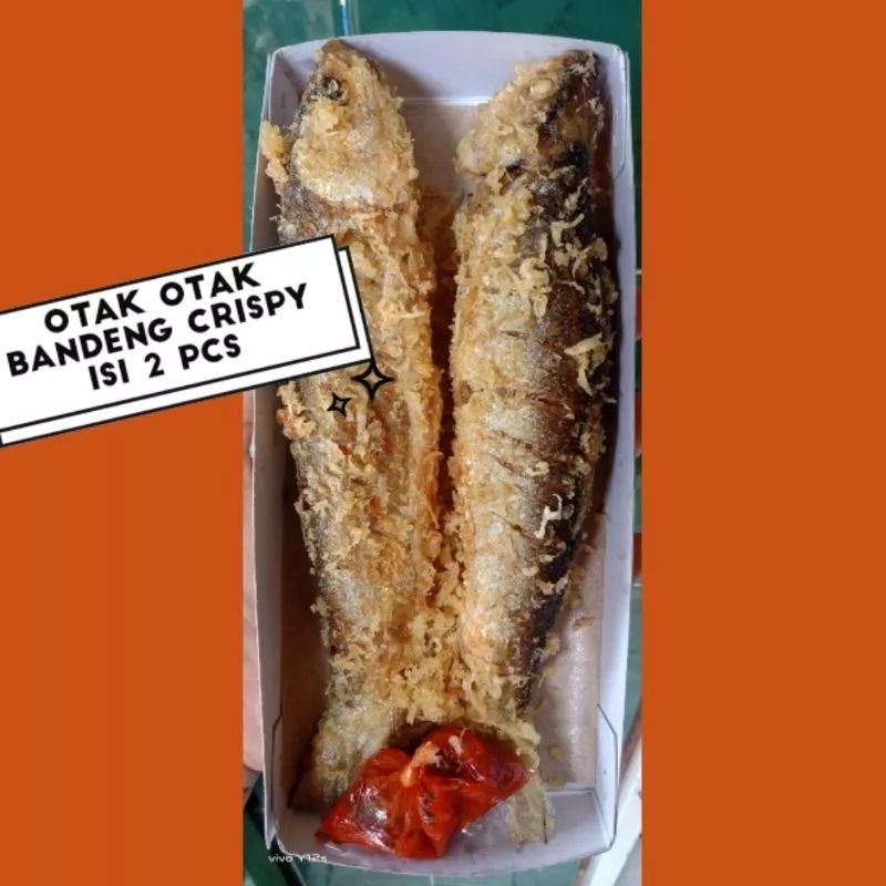 Bandeng gepuk crispy isi 2 ekor / otak otak bandeng tanpa tulang / bandeng isi
