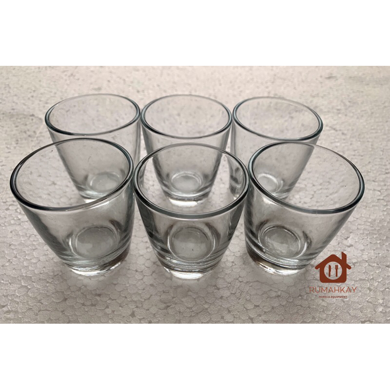 Gelas sloki espresso shot / dessert pudding whiskey soju mini kaca