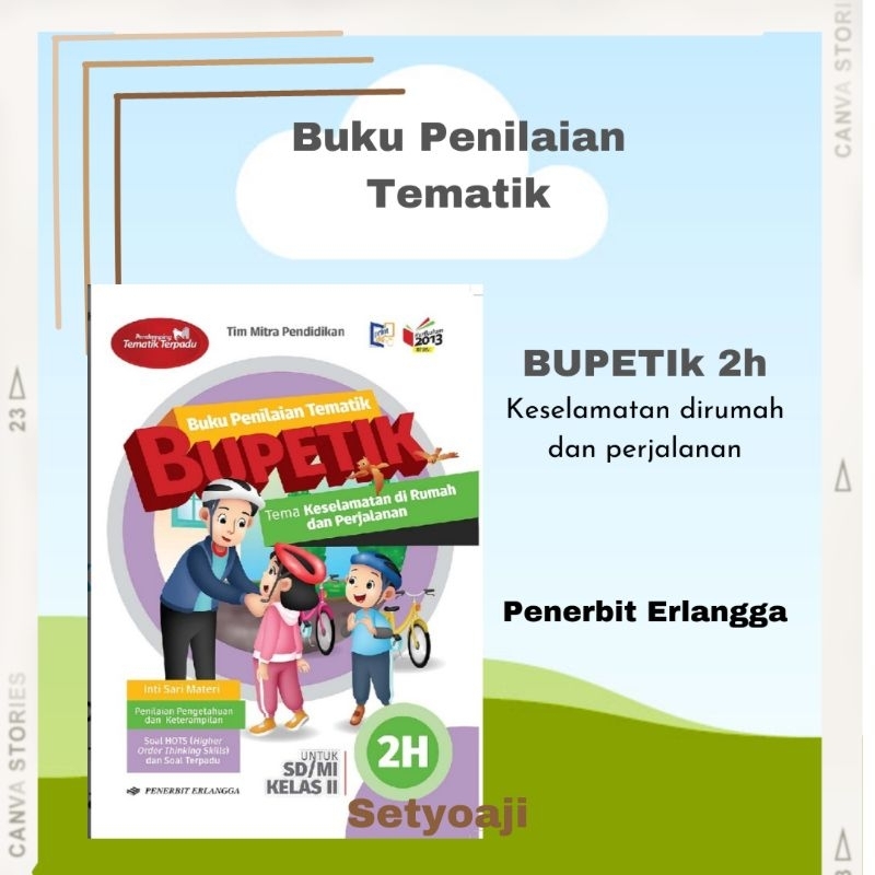 Bupetik Kelas 2h K13 Buku Pendamping Tematik Erlangga