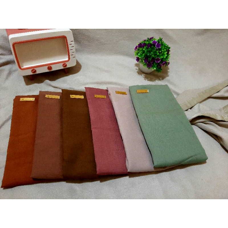 PROMO CUCI GUDANG Hijab Paris Premium TANPA LABEL/ Hijab Paris Premium Polos tanpa packaging box