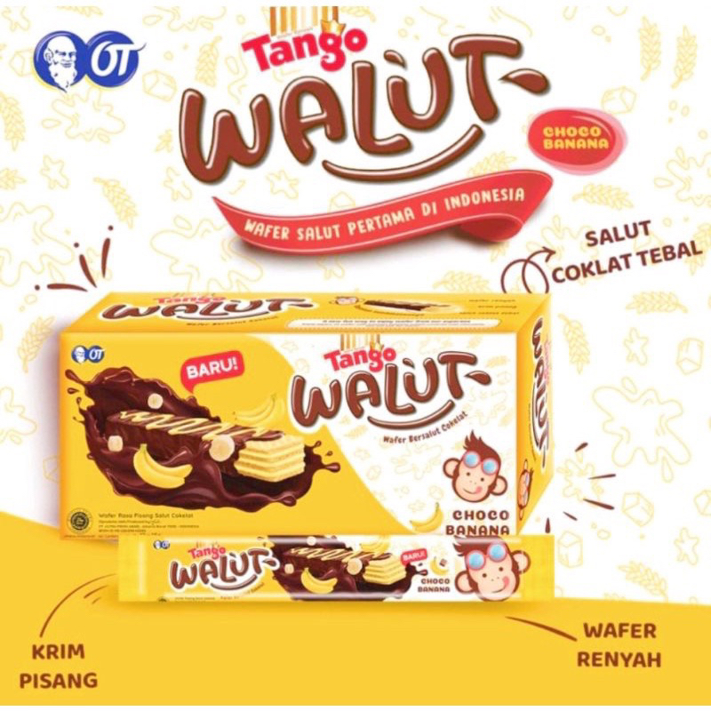 

TANGO WALUT CHOCO BANANA 11GR X 12 PCS