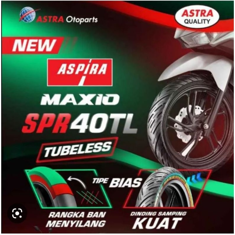 ban tubles Aspira maxio spr 40 series ring 14 matic ( 80/80 - 90/80 - 100/80 ) free pentil