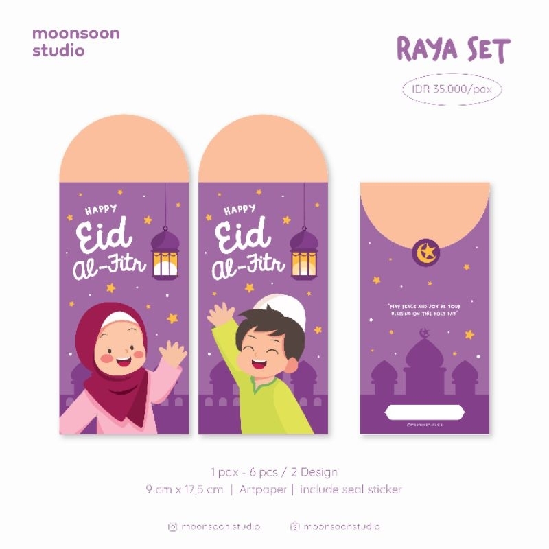 

Raya set AMPLOP LEBARAN