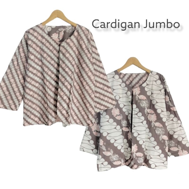 Cardigan Bolak Balik Jumbo