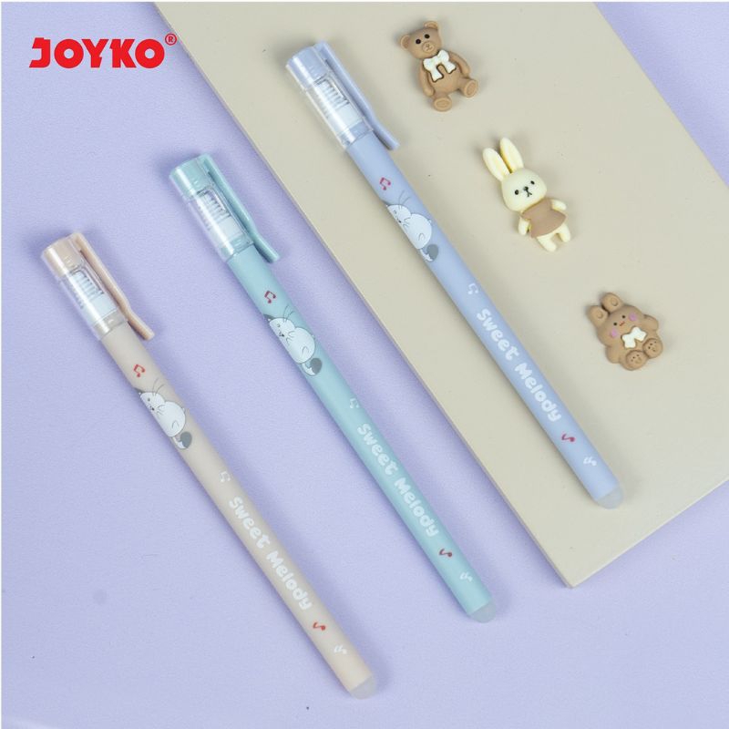 Erasable Gel Pen Pulpen Bisa Dihapus Joyko GP-334 Shokyo 7 Gel 0.5 mm 12pcs