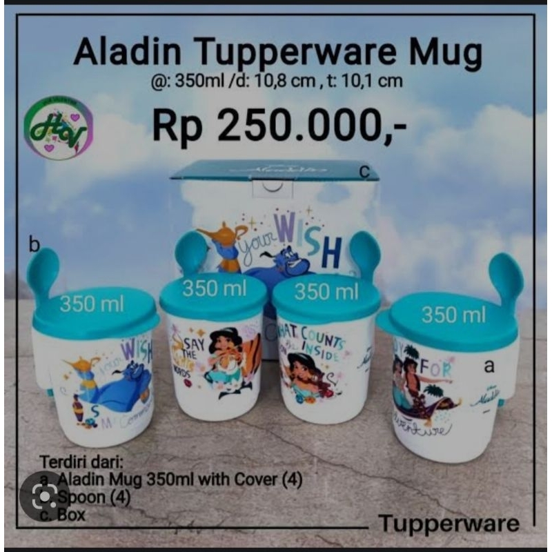 Aladin tupperware mug