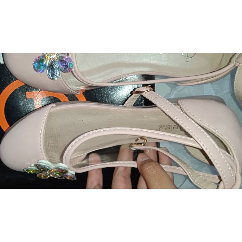 Sepatu Cantik Anak / Sepatu Kaca Anak /Sepatu Cinderella Anak/ Sepatu Princess Anak/Sepatu Donatello