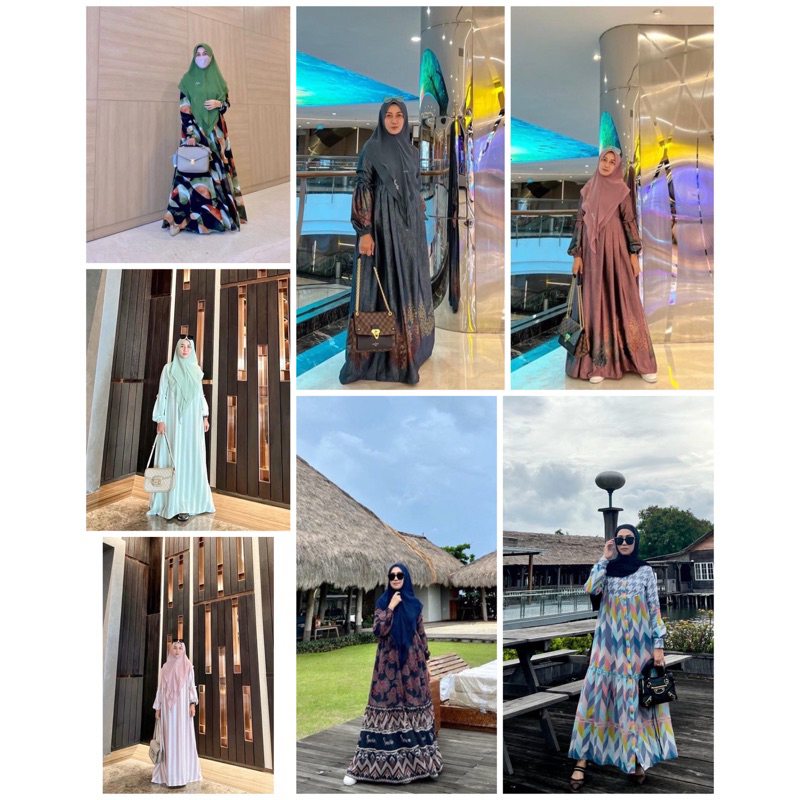 CALISTA DRESS,RUA DRESS,FATEENA,ZAINA DAN GEYA DRESS BY SAVIRA SYARI