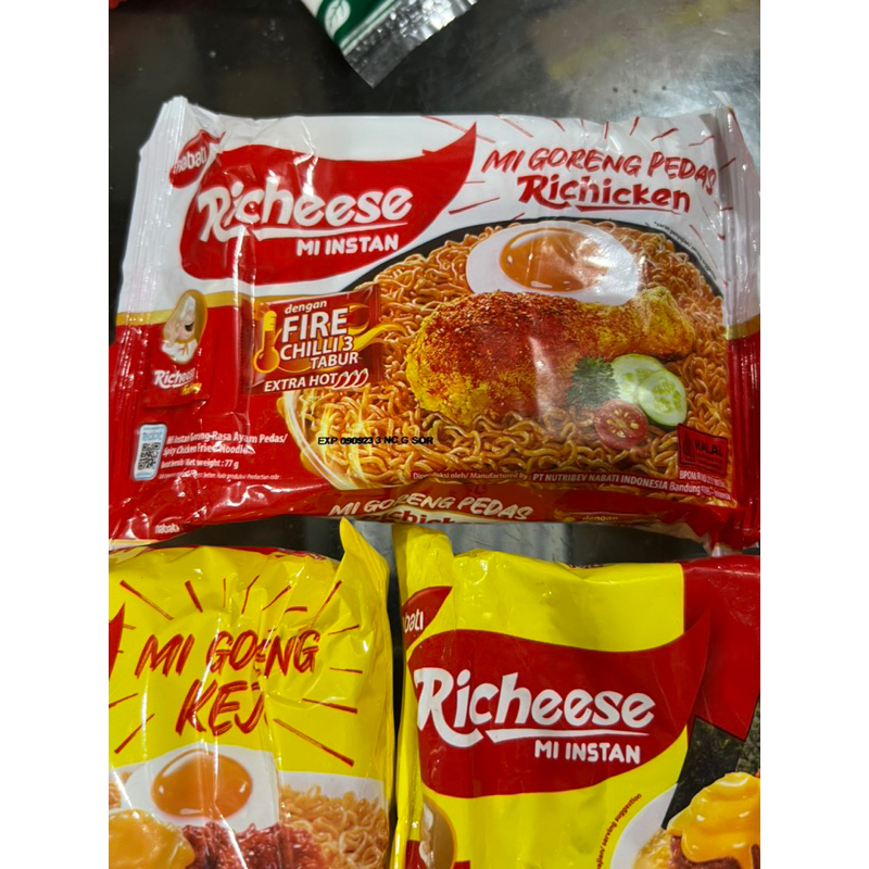 MI MIE GORENG RAMEN KEJU NABATI RICHEESE LEVEL 0 - 3