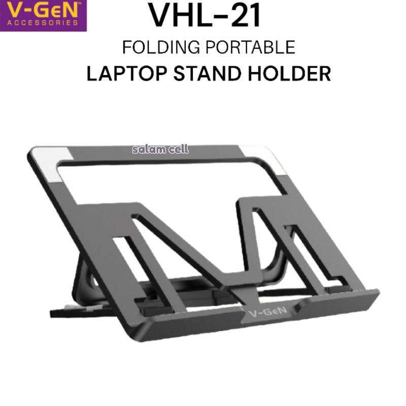 Holder Laptop Portable V-Gen VHL-21 Original Vgen Vhl 21 Garansi Resmi