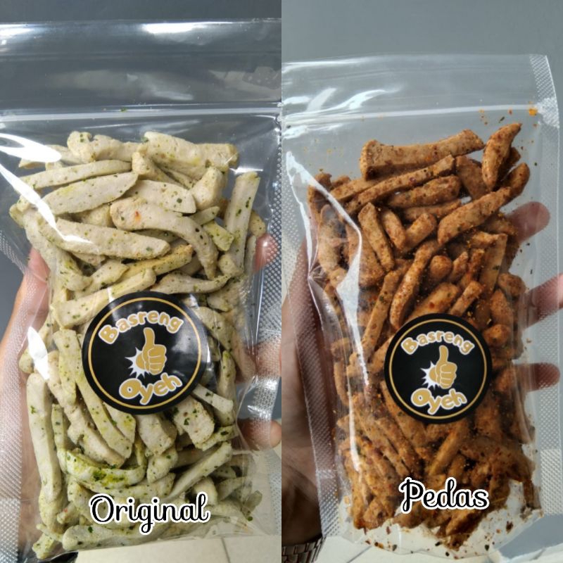 

Basreng OYEEH Rasa Mantul Mix Daun Jeruk 110gr -- RENYAH & GURIH
