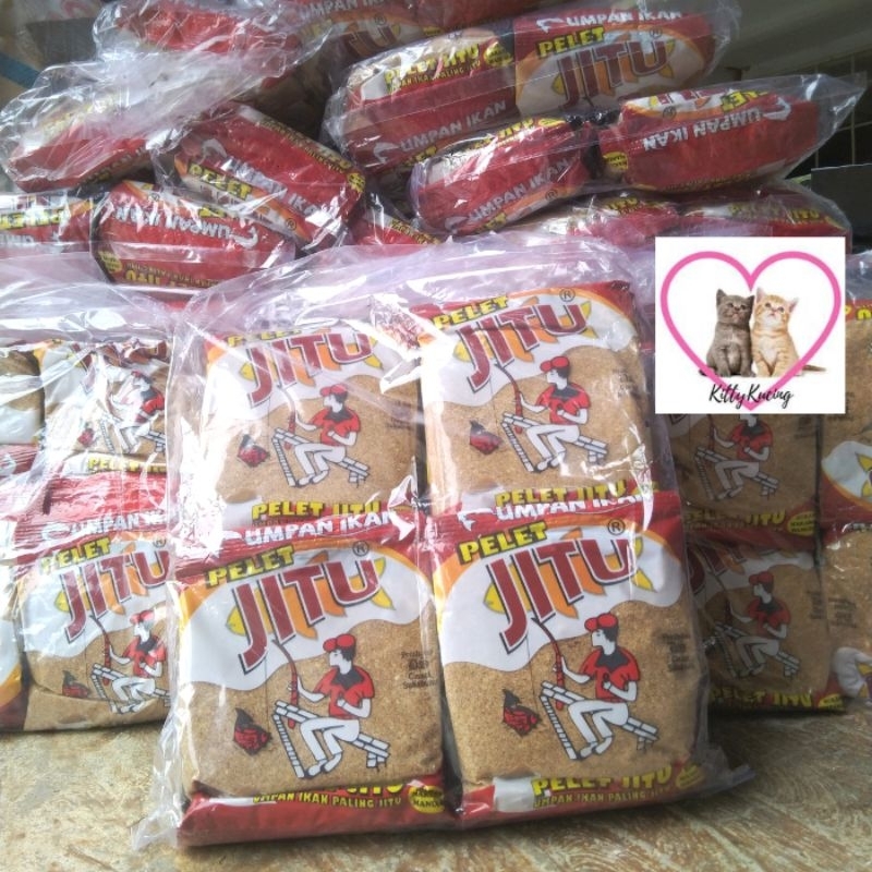 Umpan Pancing JITU Merah Biru Telor Bebek Kinoy Murni Kristal