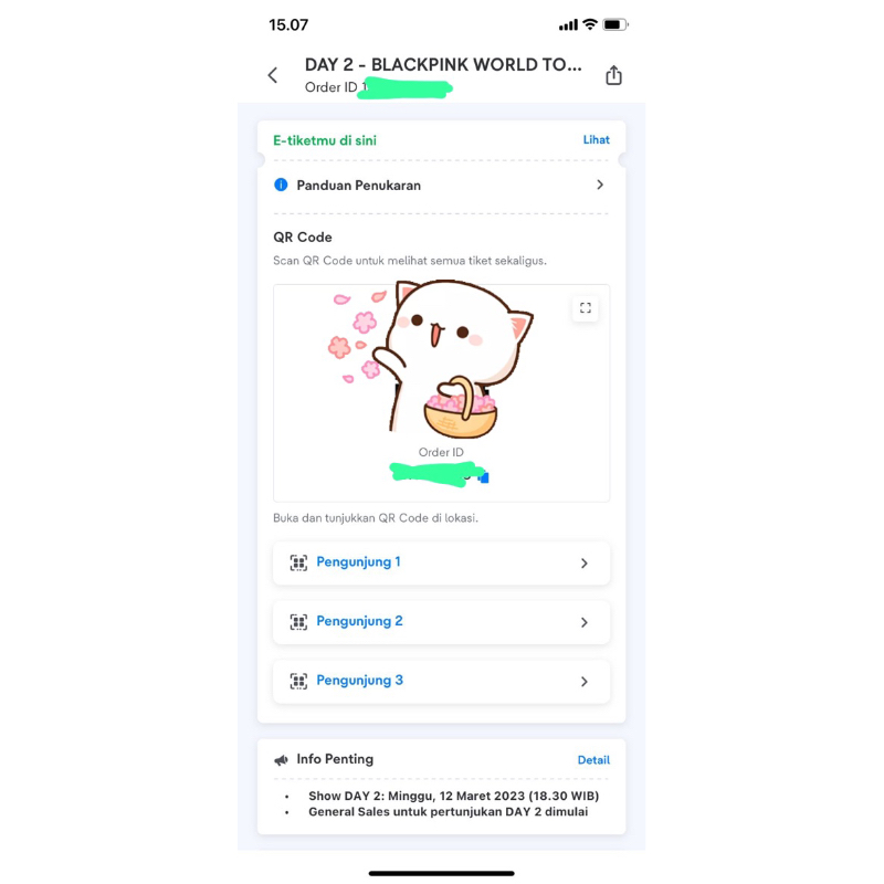 Tiket Konser Blackpink CAT4 @1ticket