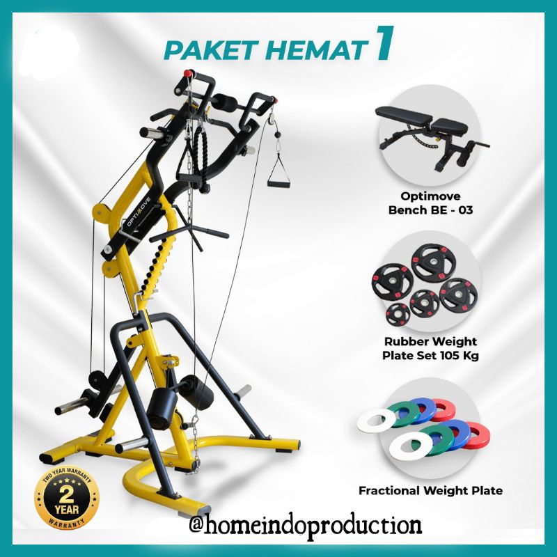 alat Gym Leverage  multifungsi import  Optimove garansi