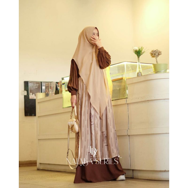 TRZ/Nafaka set by Trz/set syari/set mewah/set elegant