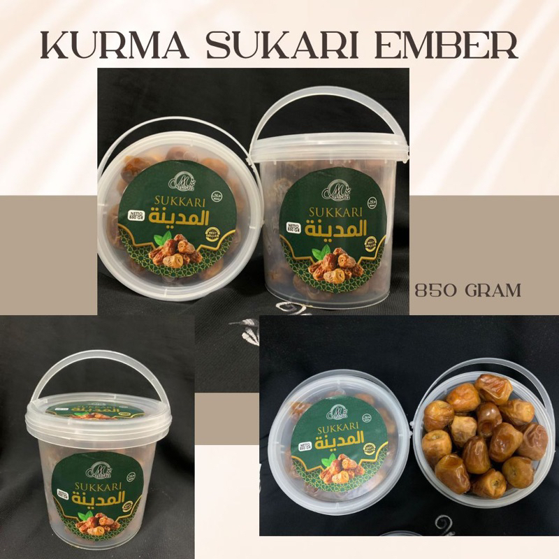 

Kurma Sukari Ember 850gr
