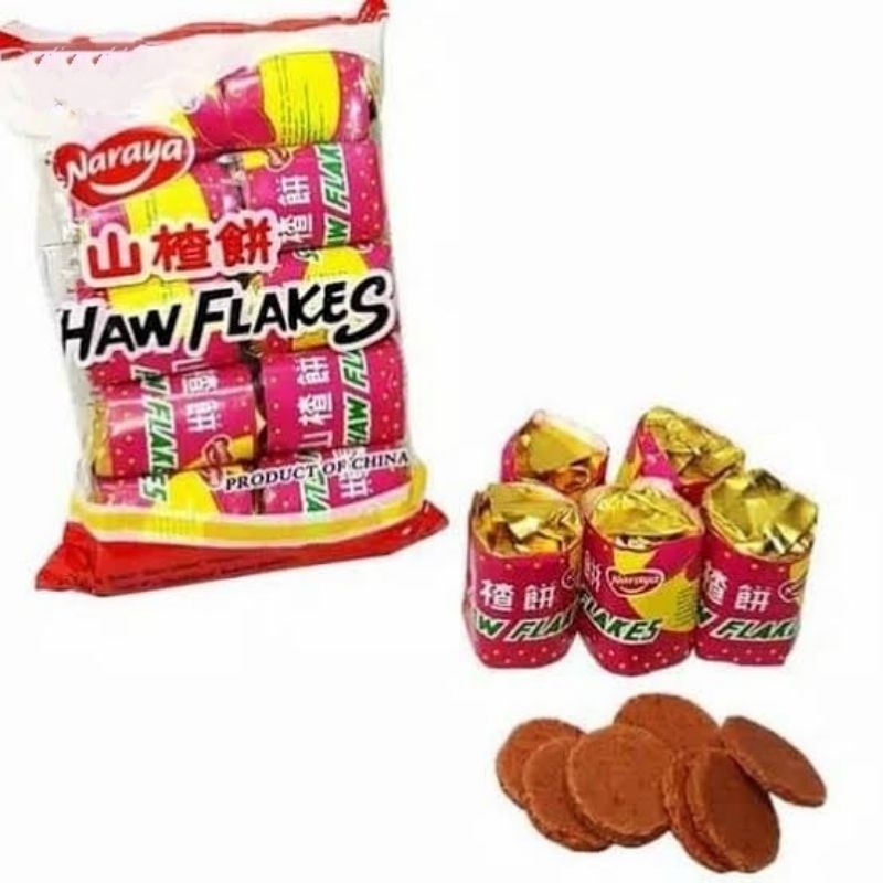 

NARAYA HAW FLAKES 207gr / MANISAN BUAH / SAN ZHA PIAN