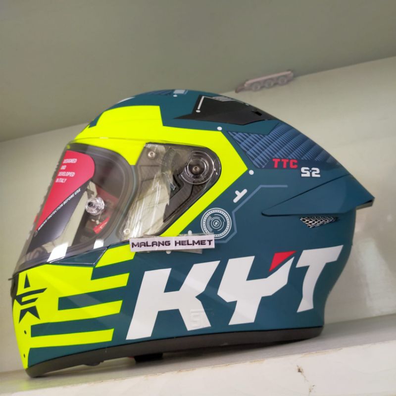 Jual Helm KYT TT Course Fuselage Yellow (Ongkir Termurah 3kg) Shopee