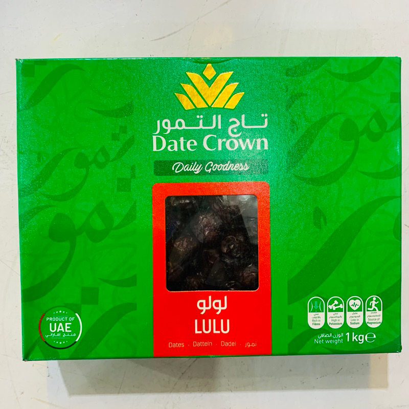 

DATE CROWN LULU 1kg dc lu'lu' kurma lulu' premium kurma datecrown