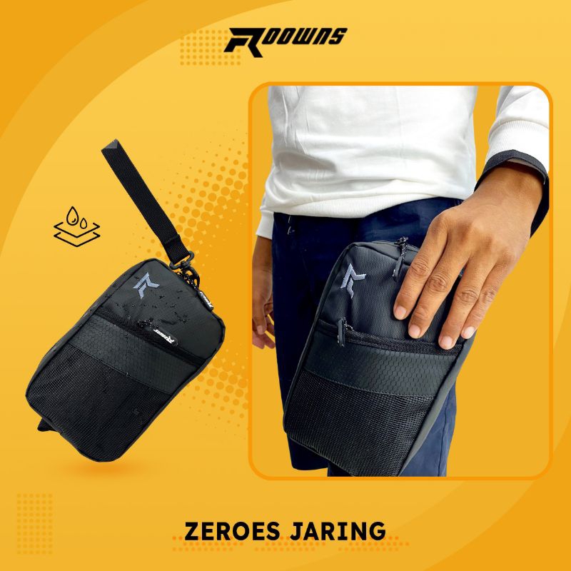 Handbag Clutch bag Pouch Tas Selempang Pria Waterproof Roowns Zeroes Jaring