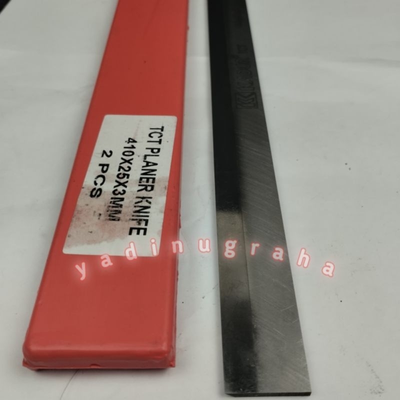

TCT Kadur Pisau Serut Planer 410 × 25 × 3 Mm Mata pisau Planer
