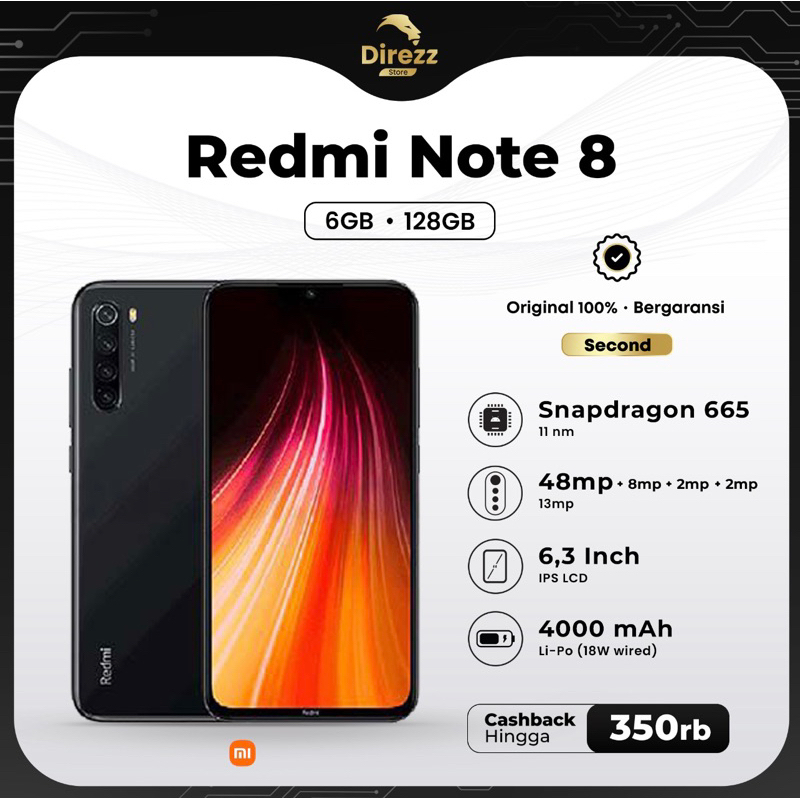 Xiaomi Redmi Note 8 6/128GB Second