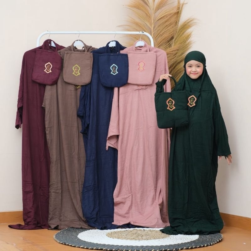 MUKENA TERUSAN TEROMPAH ANAK TAGGUNG TERMURAH