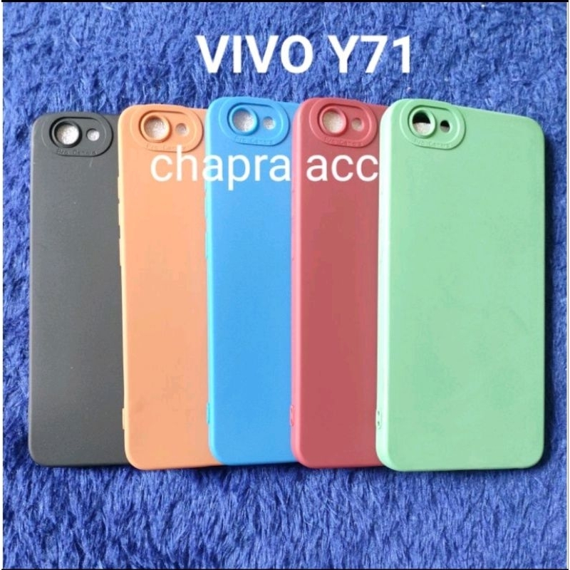 Soft case/slikon/kondom/case terbaru type Hp VIVO Y71 macaron pro camera/kamera