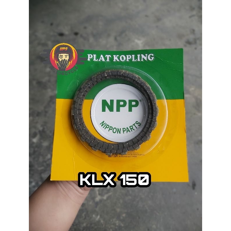 Plat Kampas Kopling NPP Kawasaki KLX 150 Original Asli Ori