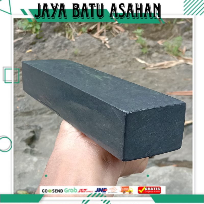 Jual Batu Asah Asahan Alam Asli Pengasah Pisau Grit 6000 Halus Dimensi 20x5x3cm Shopee Indonesia 