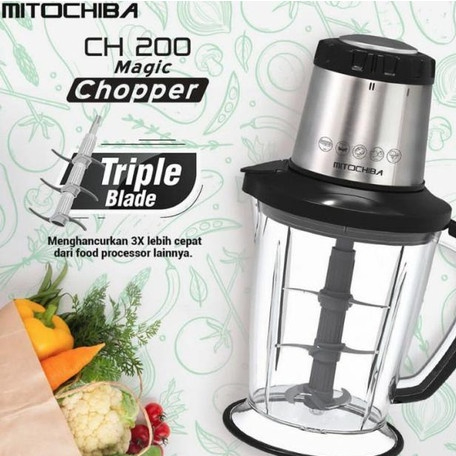 Mitochiba Magic Food Chopper CH-200 New Produk