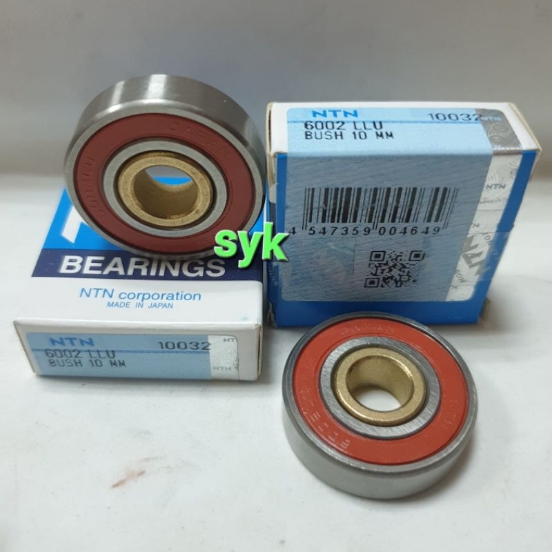 BEARING 6002 RS -10MM NTN BUSH KUNINGAN