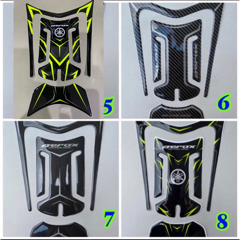 Yamaha Aerox Deck Pad Tank Pad Stiker Timbul