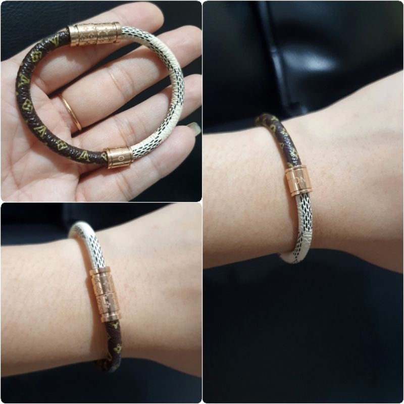 Gelang Kulit Viral elv Mix Titanium kaitan magnet Premium Quality Anti Karat anti alergi Stainless steel ori Premium Quality Tidak karatan Bracelet Branded band import 992