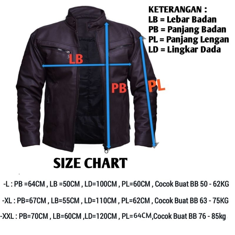 JAKET KULIT POLOS PRIA BIKERS BKR006 | JAKET TOURING | JAKET SEMI KULIT DISTRO BANKERS BANDUNG Jaket Motor Pria Anti air dan Anti Angin Waterproof Murah Keren