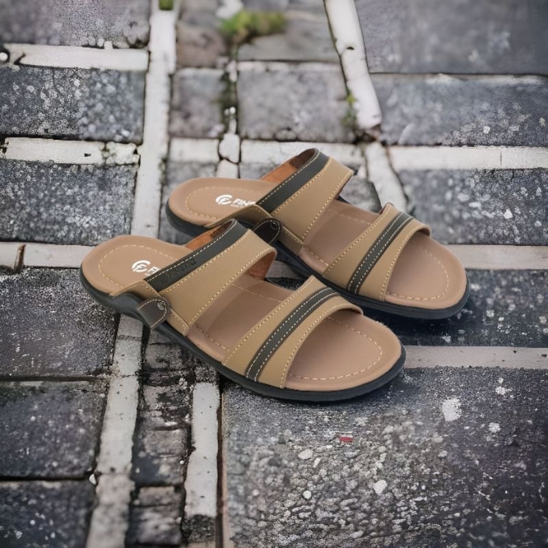 sandal kulit finetic Z 02 original sendal terlaris