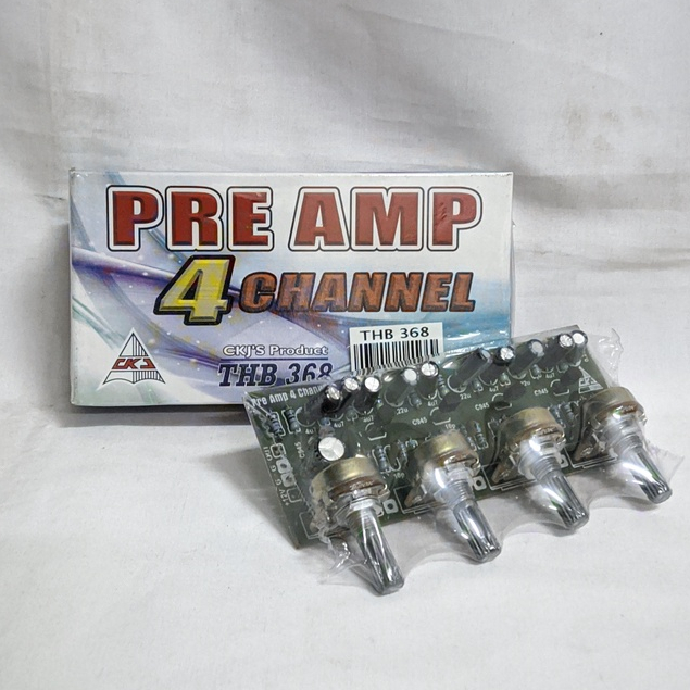 Kit Preamp Mic 4 Channel CKJ THB 368