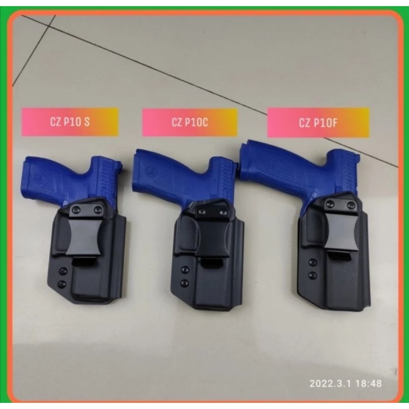 Sarung Holster CZ P10 S CZ P10C Sarung CZ P10F IWB Selip Pinggang