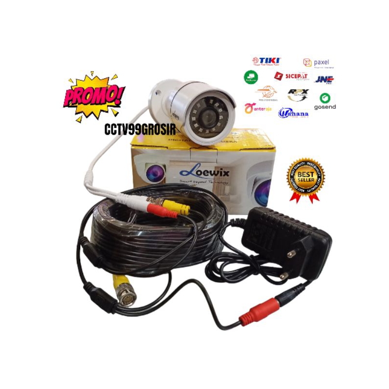 Paket Kamera CCTV Analog Outdoor / Bisa Langsung Ke TV