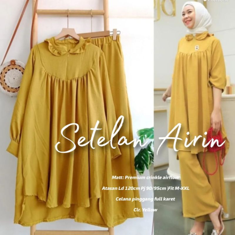 AIRIN SETELAN BAJU WANITA JUMBO LD 12 cmTERBARU