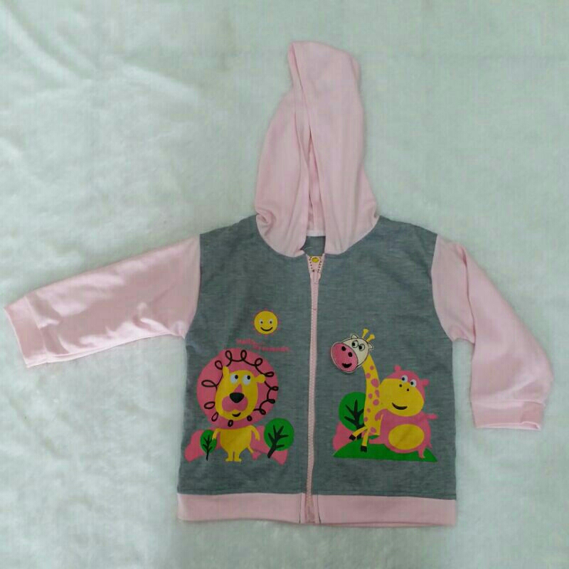 Jaket Anak Cewek Jerapah 8 - 12 Bulan